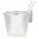 4Pcs Stainless Steel Pasta Basket Set Hanging Strainers Silver Kitchen 1