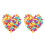 192Pcs Assorted Plastic Shape Sorting Puzzle Toys for Preschool Kids 7