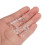 150Pcs Clear Plastic Sliding Curtain Hooks for Bathroom and Window Use 4