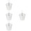 4Pcs Stainless Steel Pasta Basket Set Hanging Strainers Silver Kitchen 8