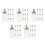 60Pcs Mini Kitchen Sauce Dispenser Bottles Grey Multipurpose Reusable 5