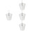 4Pcs Stainless Steel Pasta Basket Set Hanging Strainers Silver Kitchen 7