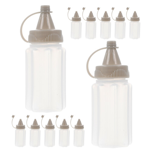 60Pcs Mini Kitchen Sauce Dispenser Bottles Grey Multipurpose Reusable 1