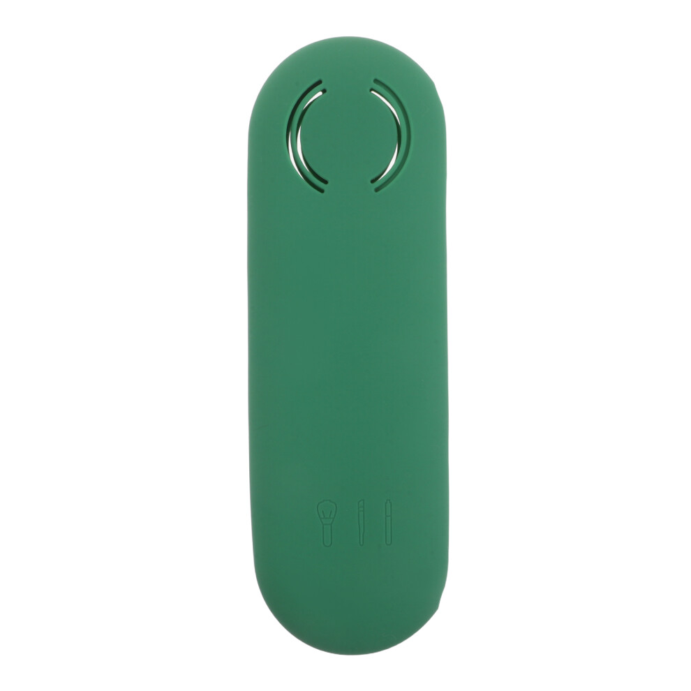 Ohphcall Green Portable Silicone Brush Storage -Clean Makeup Bag