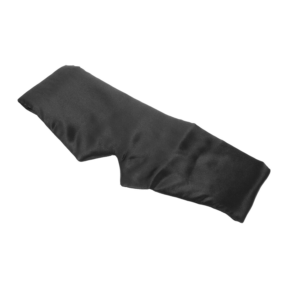 Ohphcall Black 5Pcs Polyester Sleep Eye Masks Breathable Lightproof Blindfolds