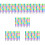 72Pcs Stackable Bear Kid Pencils Plastic School Supplies Colorful Set 11