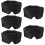 5Pcs Black Polyester Sleep Eye Masks Breathable Lightproof Blindfolds 11
