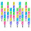 72Pcs Stackable Bear Kid Pencils Plastic School Supplies Colorful Set 2