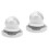 2Sets White Kitchen Dish Brush with Handle Pet+pp Steel Wire Scrubber 6