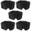 5Pcs Black Polyester Sleep Eye Masks Breathable Lightproof Blindfolds 8