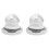 2Sets White Kitchen Dish Brush with Handle Pet+pp Steel Wire Scrubber 4