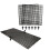 8Sets Durable ABS Aquarium Separator Black Plastic Grid for Fish Tanks 1