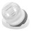 2Sets White Kitchen Dish Brush with Handle Pet+pp Steel Wire Scrubber 2
