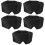 5Pcs Black Polyester Sleep Eye Masks Breathable Lightproof Blindfolds 7