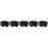 5Pcs Black Polyester Sleep Eye Masks Breathable Lightproof Blindfolds 9