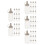 60Pcs Mini Kitchen Sauce Dispenser Bottles Grey Multipurpose Reusable 7