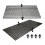 8Sets Durable ABS Aquarium Separator Black Plastic Grid for Fish Tanks 3