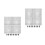 8Sets Durable ABS Aquarium Separator Black Plastic Grid for Fish Tanks 7