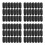 400Pcs Black PVC Bolt Shaft Covers Screw Thread End Protector Caps 9