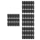400Pcs Black PVC Bolt Shaft Covers Screw Thread End Protector Caps 10