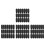 400Pcs Black PVC Bolt Shaft Covers Screw Thread End Protector Caps 4