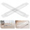 48Pcs Durable PVC Wall Clock Hands Protective Cover Transparent Case 11