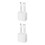 2Pcs Electric Shoe Dryer with Timer for Boots Sneakers White Plastic 6