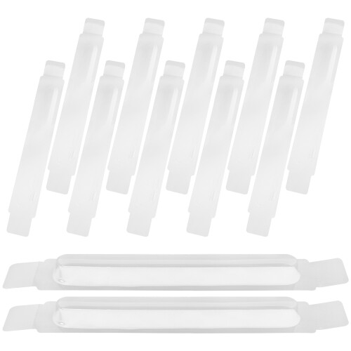 48Pcs Durable PVC Wall Clock Hands Protective Cover Transparent Case 1