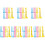 210Pcs Household Straight Plastic Rulers Multi-Function School Supply 4