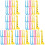 210Pcs Household Straight Plastic Rulers Multi-Function School Supply 8