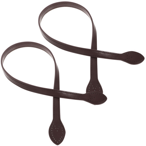 8Pcs Replacement Coffee PU Bag Handles for Wide Purse Straps