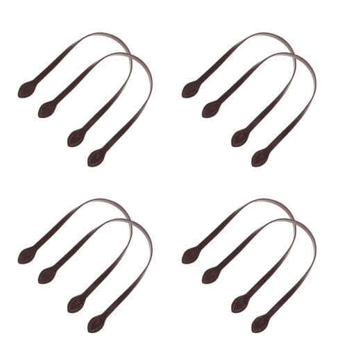 8Pcs Replacement Coffee PU Bag Handles for Wide Purse Straps 2