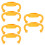 6Pcs Silicone Handles for Baby Feeding Bottles Soft Comfortable Grip 9
