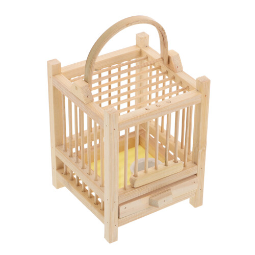 2Pièces Cage À Insectes En Bambou Khaki - Ventilé Pour 1