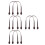 8Pcs Replacement Coffee PU Bag Handles for Wide Purse Straps 4