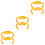 6Pcs Silicone Handles for Baby Feeding Bottles Soft Comfortable Grip 7