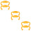 6Pcs Silicone Handles for Baby Feeding Bottles Soft Comfortable Grip 11