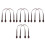 8Pcs Replacement Coffee PU Bag Handles for Wide Purse Straps 6