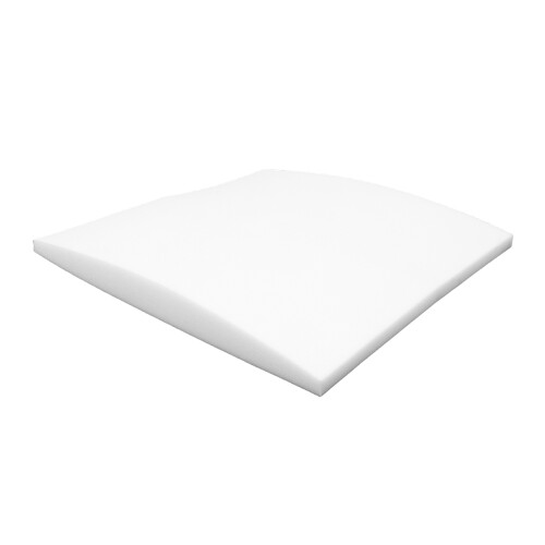 2Pcs Replacement Sofa Seat Support Cushions White Foam for Couch Pads 2