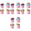 16Pcs Assorted Color Artificial Sandwich Biscuit Decor PVC Models 5