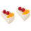 2Pcs Multi PU PVC Faux Cake Models Realistic Shop Display Decor 5