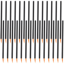 50Pcs Soft Fiber Disposable Eyeliner Brushes Black for Accurate Makeup