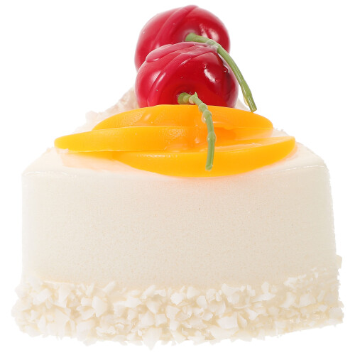 2Pcs Multi PU PVC Faux Cake Models Realistic Shop Display Decor
