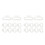 20Pcs White Plastic Bucket Handle Replacement Ergonomic and 7