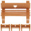 20Pcs Realistic Mini Plastic Bench Model for Micro Landscape Layouts 3