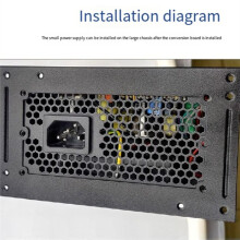 Staffa da Alimentatore ATX un Alimentatore SFX da Alimentatore SFX Ad Alimentatore ATX Telaio di Conversione con Foro Fisso Sul Telaio