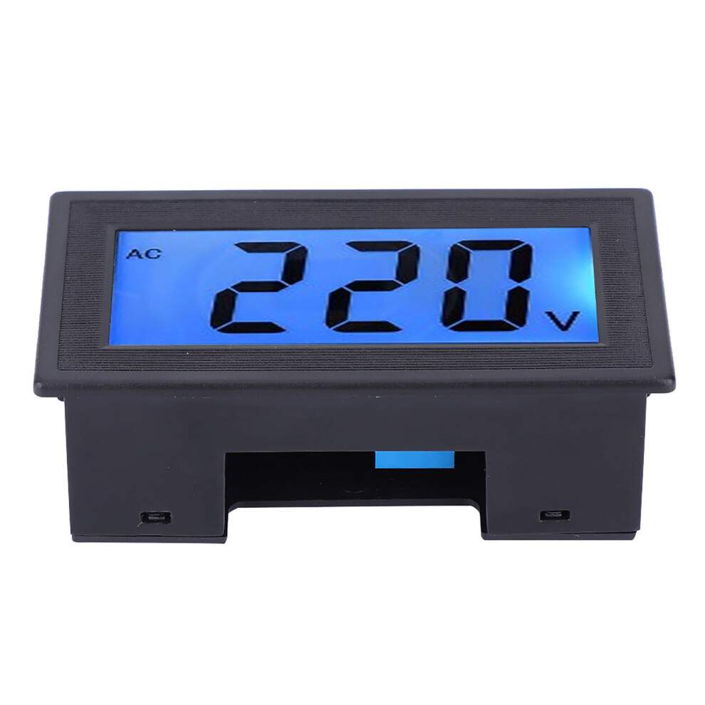 Yb5135db Ac80500v Two-Wire Lcd Digital Voltmeter, 78X42x26mm, Blue Backlight 9441392444149