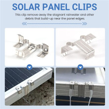 20PCS Photovoltaic Panel Drainage Buckle Surface Plate Solar Panel Water Drain Clip for Solar Panel Draining 30mm