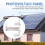 20PCS Photovoltaic Panel Drainage Buckle Surface Plate Solar Panel Water Drain Clip for Solar Panel Draining 35mm 5