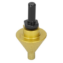 Fresa de biselado de diamante de 38 mm de diámetro, adaptador M14
